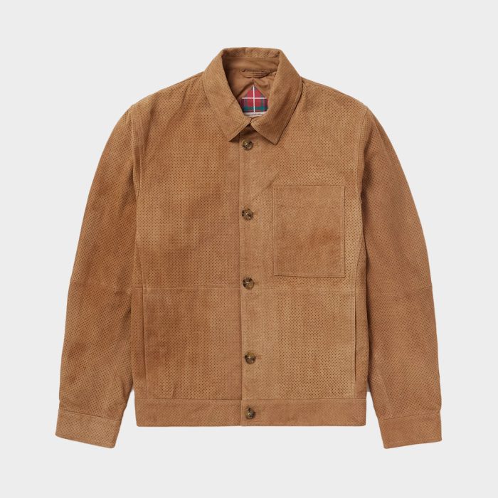 Baracuta-Perforated-Suede-Blouson-Jacket